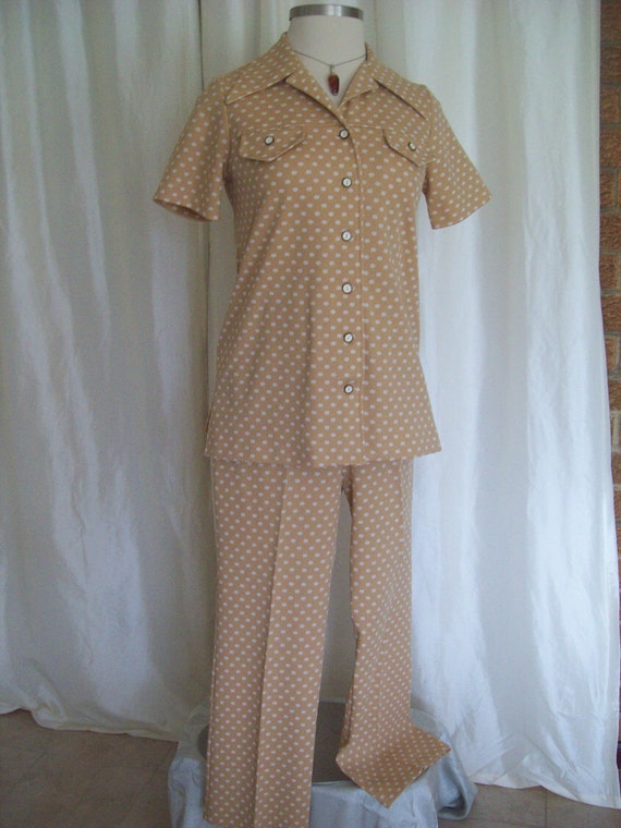 70s womens pant suit