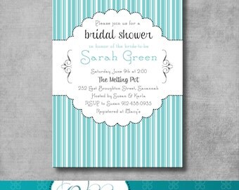 Printable Couples Shower Invitation by OohlalaPoshDesigns on Etsy