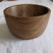 Wooden Bowl hand turned from solid reclaimed wood salvaged walnut B109 eco rustic modern minimal
