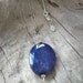 Lapis Lazuli Pendant on Sterling Silver Chain