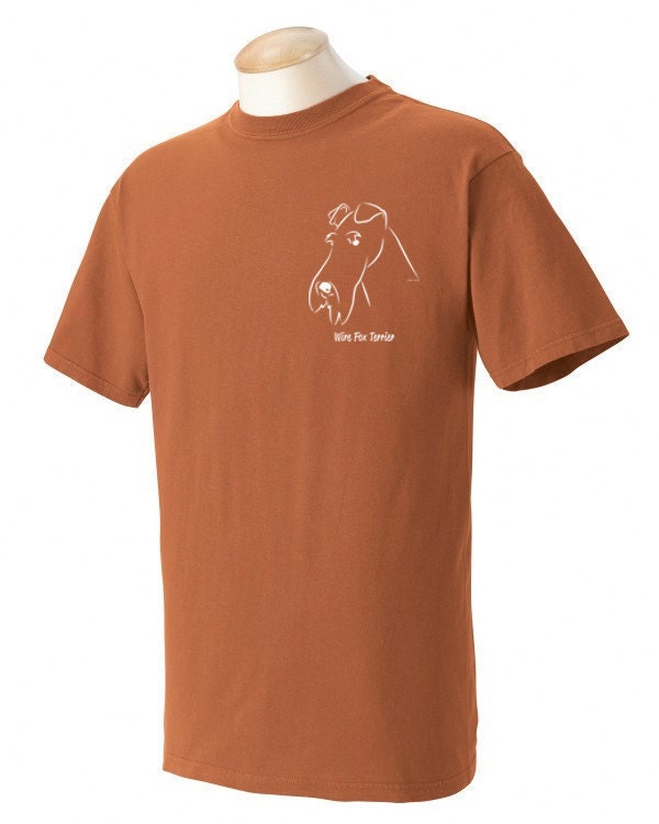 wire fox terrier shirt