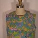 RESERVED for Adam 1960s Mod Print Baby Doll Dress