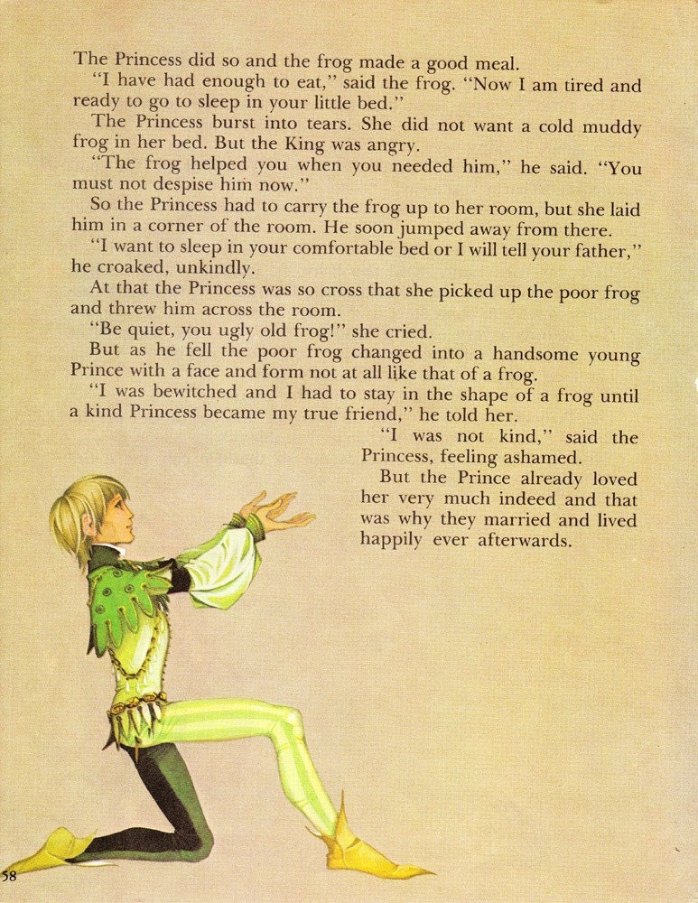 Download The Frog Prince Vintage Illustration Storybook Print Deans