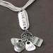 Necklace-Charm necklace-Words of Wisdom-Inspirational Jewelry-Tree of Life Jewelry-Words jewelry-Inspirational words Necklace-