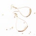 Gold Featherlight Hoops / minimal curved brass tube earrings / simple, light, everyday jewelry