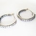 Tacori Silver Hoop Earrings with Cubic Zirconia