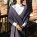 Knit Denim Westport Boucle Shawl Fringe