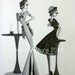 Coffee Shop Art 1940s French Style Cafe Wall Decor or Gift