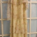 RESERVED Small Vintage Sundress Boho Festival Spring Sundress with Tiered Chiffon Outer Layer and Pink Roses