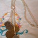 Vintage Sterling Silver Italian Lire Coin Dangle Necklace Pretty