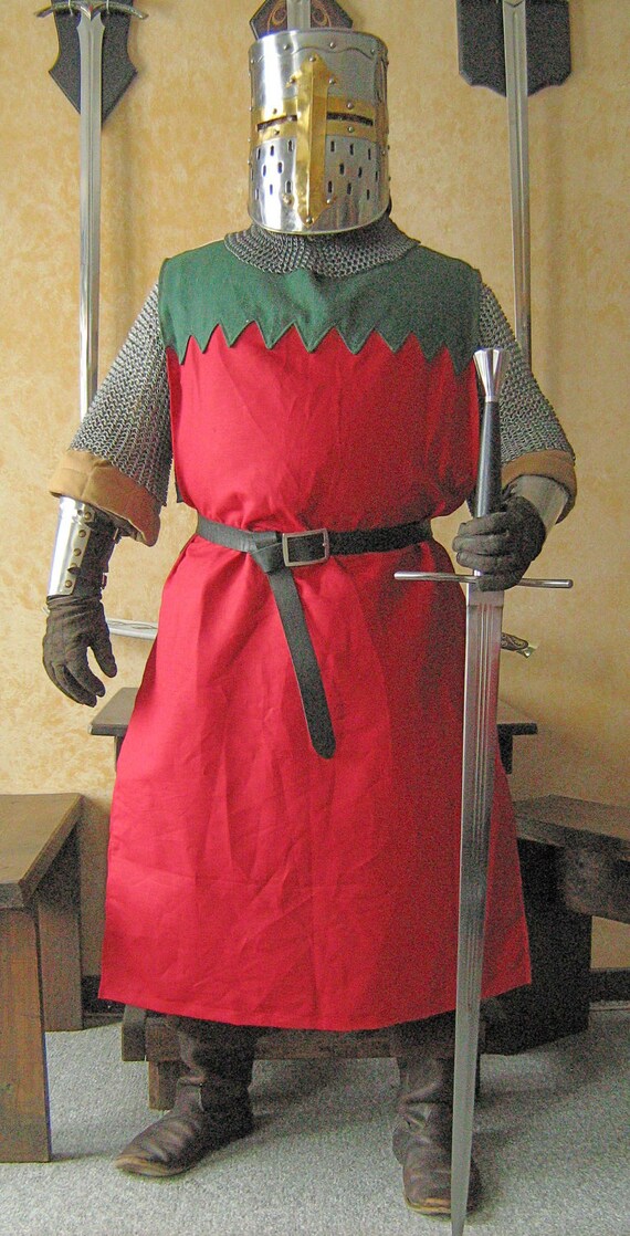 Medieval Knight Heraldry SCA Surcoat Tunic Tabard