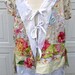 ROMANTIC SPRING TUNIC, Handmade, Lagenlook, Crazy Quilted, Altered Couture, Shabby Chic Jacket, Wedding Wear, Long Tunic Dress, Frock, Wrap