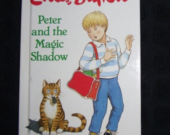 Vintage Childrens Book - First Edition, Peter and the Magic Shadow, Enid Blyton Storybook, Ladybird Books 1992
