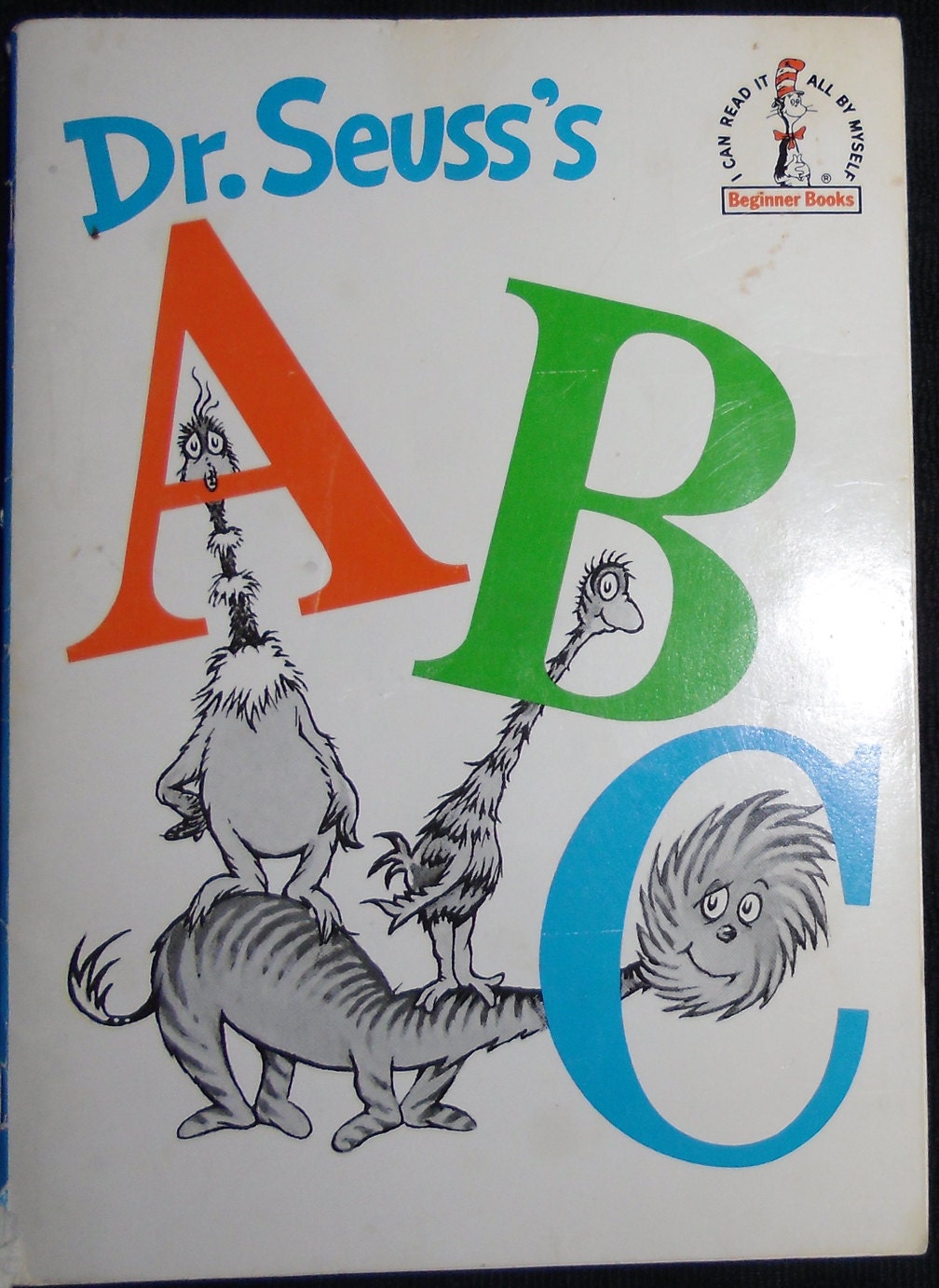 Vintage Childrens Book Dr. Seuss's ABC I Can Read It