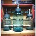 Mason jar soap dispenser, BLUE HALF GALLON
