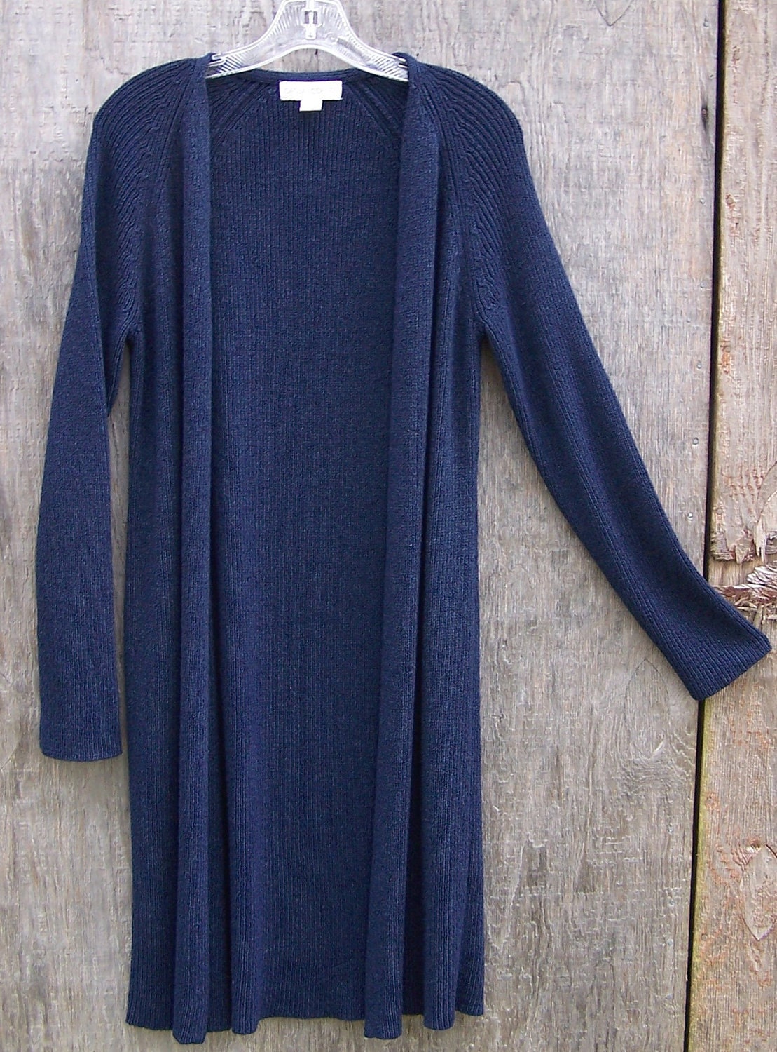 navy blue maxi cardigan