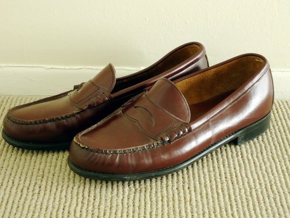 Dexter Oxblood Penny Loafers / preppy burgundy red by CompanyMan