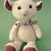 Teddy bear stuffed bear Super Cute & Super Soft with polka-dot ears