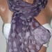 Elegance Scarf Tulle scarf purple scarf