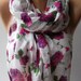 ON SALE Elegant and soft scarf - Cotton Scarf ...Vintage Roses