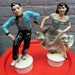 Ceramic FIGURINES 1950's Dancers - Western Swing, Square Dance, Rockabilly - PERFECT condition