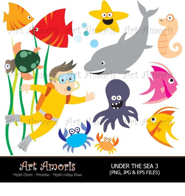 clipart of under the sea - photo #25