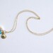 Beach Necklace - Sand Dollar, Blue Chalcedony, Pearl, Solid Gold Filled - Beach Jewelry - Nautical Jewelry - Beach Bridesmaid Necklaces