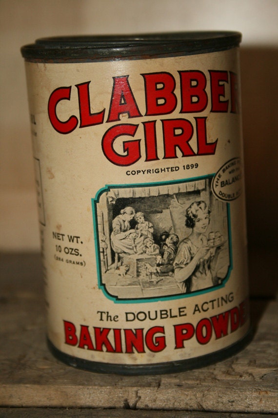 Reserved for allenstaubitz Vintage Clabber Girl Baking Powder