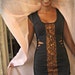 Black Mini dress, Cotton sleeves and very flattering