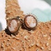 Pendant and Earrings 12K Gold Filled Shell Cameo Pendant / Necklace and Earrings