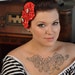 The Rockin' Dots-- Red & White Polka Dot Cocktail Hat