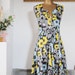 Vintage 70's Dress with flowers . M