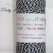 Bakers Twine - 240 Yards Black Twisted Twine - Stationery, Packages, Homemade Gifts, Tags, Cards, DIY, Crafts, Shower, Party