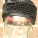 Vintage Black Velvet Pill Box Noreen Fashion Hat Italy Fishnet Trim Satin Bow 1950s
