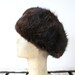 Russian style hat, vintage brown mink fur hat, deep hat, size 23" (58cm), womens mens winter fashion, contemporary fashion, unisex