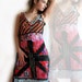 RESERVED. Lucky London Dress, English Rose, Bohemian Dress, Red, Green, Reggae, Union Jack, Eclectic Clothing, Punk Rock, Boho
