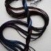 Embroidery floss hand dyed cotton "Blackbird"