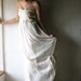 Wedding dress, Bridal gown, Hippie Wedding gown, Bridal dress, Long wedding dress, Chiffon dress, Strapless gown, silk wedding dress, White