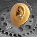 Steampunk Key Ear Cuff Silver - The Key to Your Universe by COGnitive Creations