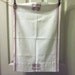 Vintage Tea Towel/ Dish Towel - Red and White Cotton