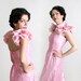1980s Barbie Dress Classic Cotton Candy Pink Prom Gown - XS Small Ballgown Lace Style Sweetheart Halloween