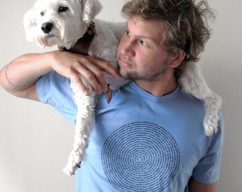 Animal Collective Nouns Mens t shirt / funny shirt, gift for him, mens gift, animal lover , mens graphic tee, American Apparel t shirt, blue