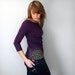 SALE Purple Star Moss Womens Shirt, american apparel, unique gift for her, boatneck, three quarter sleeve shirt