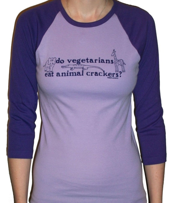 CLOSEOUT Do Vegetarians Eat Animal Crackers American Apparel