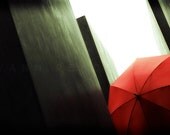 Fine art photography, Red umbrella, Umbrella art, Wall art, Wall decor, Umbrella Photo, Geometric, Red home decor, modern decor