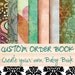 Reserved Listing for churchladytx - Custom Order Baby Book