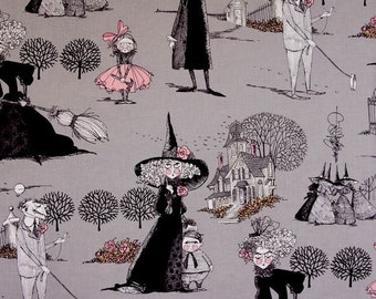 Ghastlies Alexander Henry Light Grey Fabric