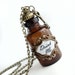 Alice Drink Me Bottle Pendant with Tiny Key