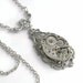 Time for You - Silver Steampunk Pendant Necklace Jewelry