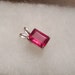 SALE (was 38.00) 8x6mm Beautiful Ruby Pendant